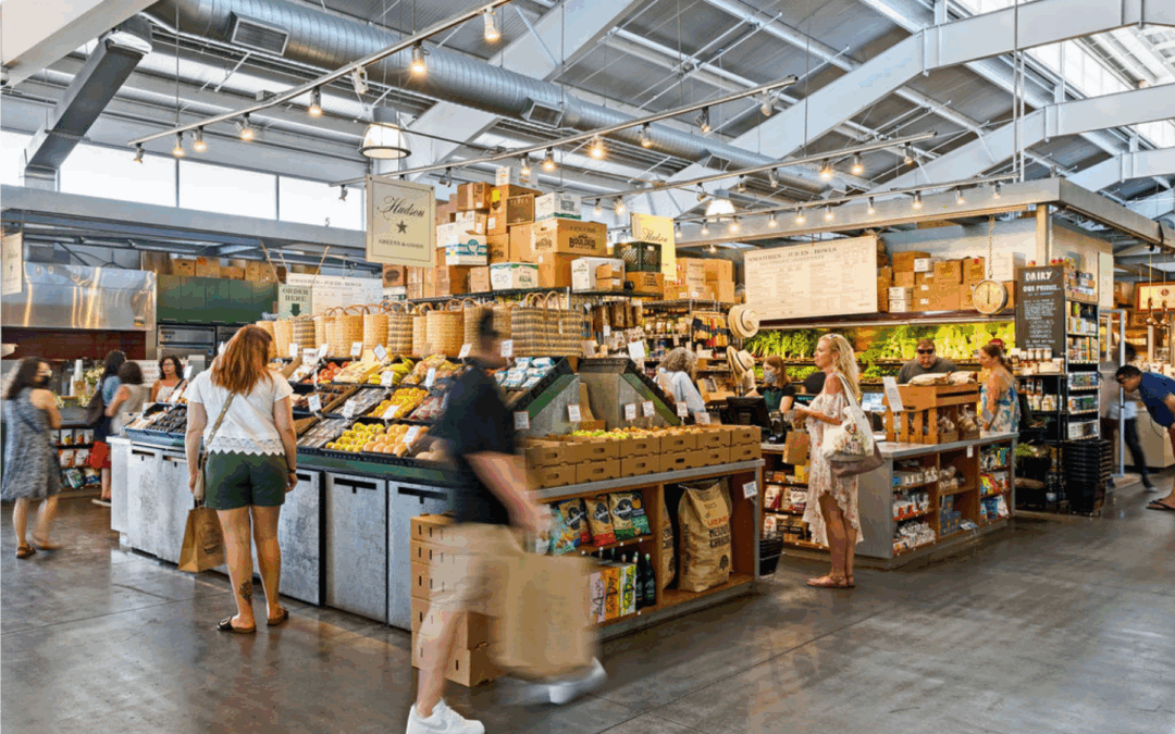Shopping at the Oxbow Public Market