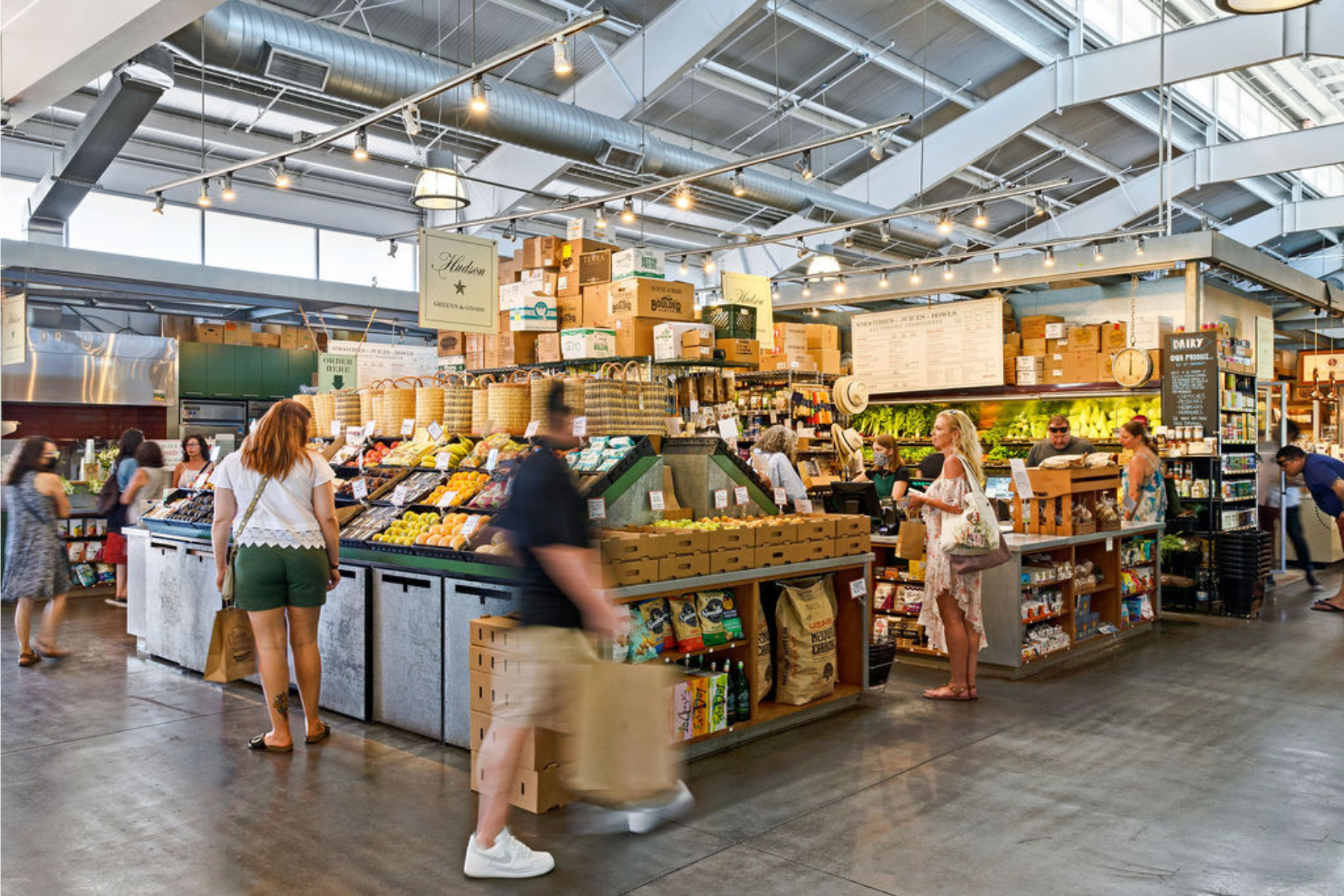 Shopping at the Oxbow Public Market